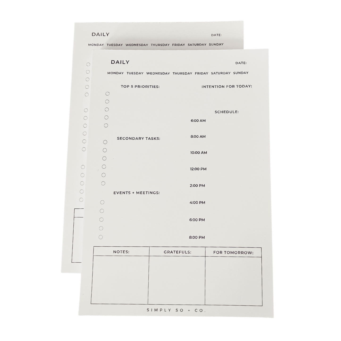 THE DAILY NOTEPAD