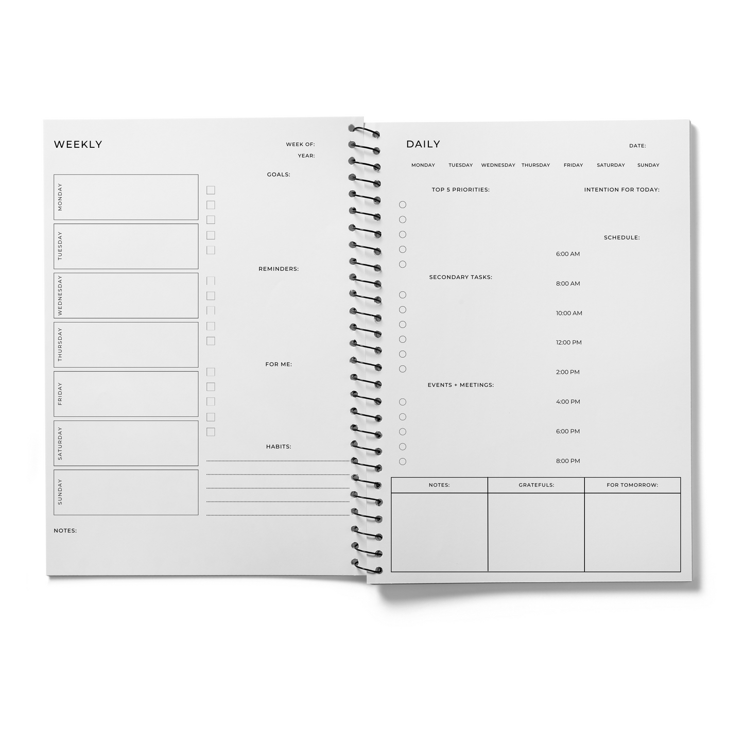 GROUNDING MOMENTS PLANNER + JOURNAL