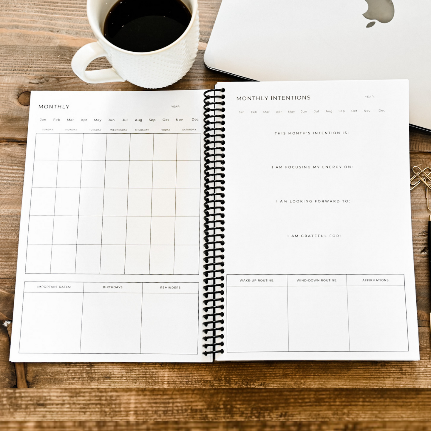 GROUNDING MOMENTS PLANNER + JOURNAL